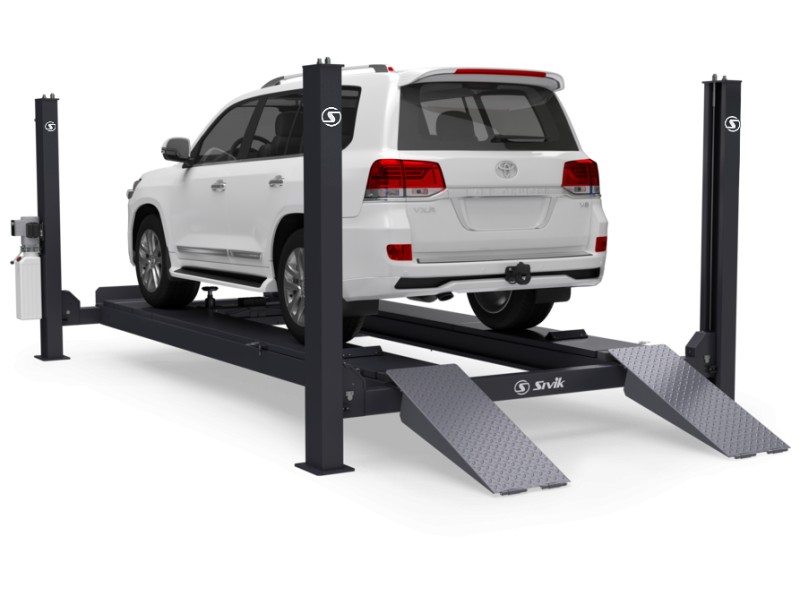 ЧЕТЫРЕХСТОЕЧНЫЙ ЭЛЕКТРОГИДРАВЛИЧЕСКИЙ ПОДЪЕМНИК ПГА-6500/4