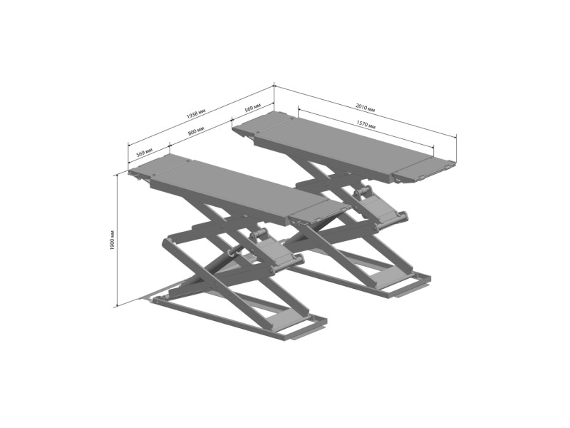 НОЖНИЧНЫЙ ЭЛЕКТРОГИДРАВЛИЧЕСКИЙ НАПОЛЬНЫЙ ПОДЪЕМНИК ПГН-3000/Н-01