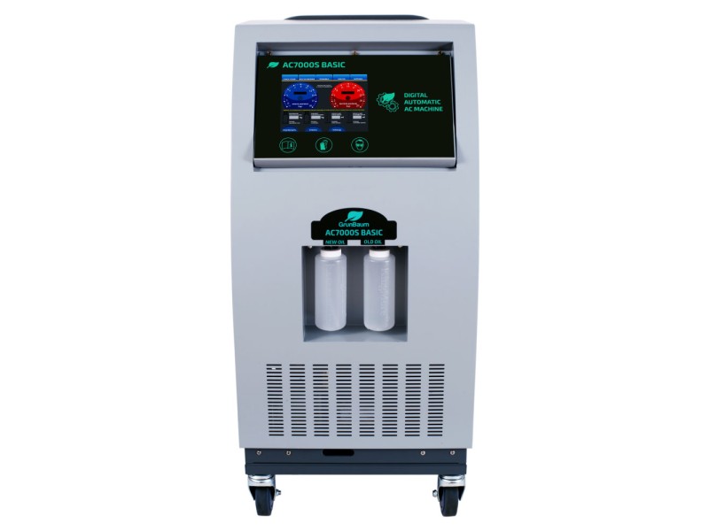 Установка для заправки автокондиционеров GrunBaum AC7000S Basic, автоматическая, R134