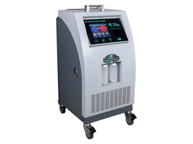 Установка для заправки автокондиционеров GrunBaum AC7500S SMART FLUSHING, автоматическая, R134