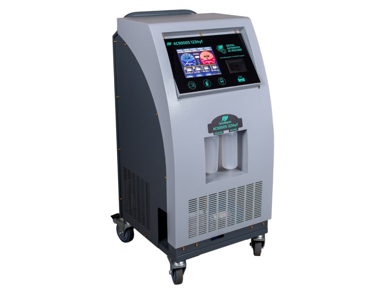 Установка для заправки автокондиционеров GrunBaum AC9000S 1234yf, автоматическая, 1234yf